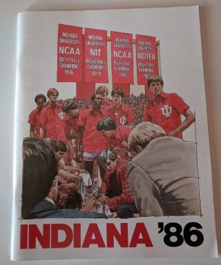 1986 Indiana University Hoosiers Men 
