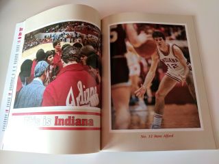 1986 Indiana University Hoosiers Men ' s Basketball Media Guide - Bob Knight 4
