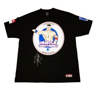 Wwe John Cena You Cant See Me Hand Signed Autographed T - Shirt Xl With