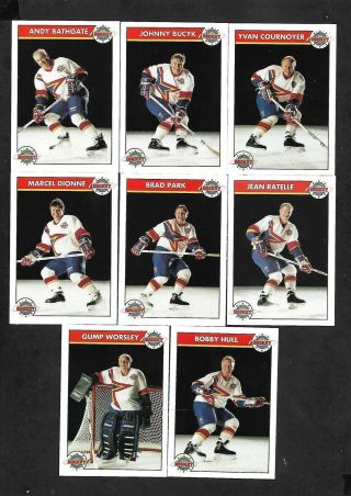 1993 - 94 Zellers Masters Of Hockey Complete Set Of 8: Hull,  Dionne,  Cournoyer,