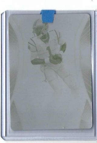 2019 Panini Plates & Patches Cam Newton (panthers) Printing Plate Card 1/1