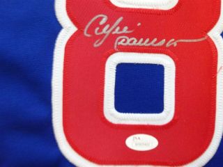 ANDRE DAWSON SIGNED AUTO CHICAGO CUBS BLUE JERSEY JERSEY JSA AUTOGRAPHED 2