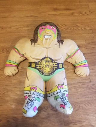 Ultimate Warrior Wrestling Buddies Tonka Vintage Holes Stains See Pictures