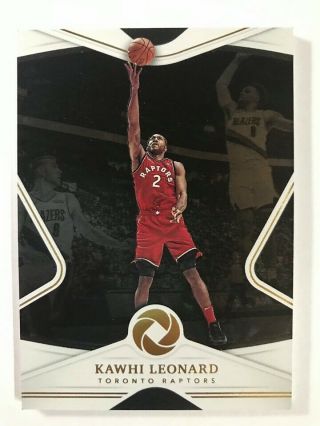 2018 - 19 Panini Opulence Basketball Base Card : Kawhi Leonard 33/39