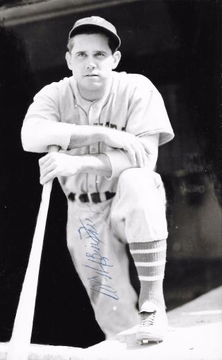 Bill Terry Hof Autographed Postcard By Global
