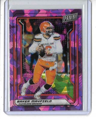 2019 Panini National Sports Convention Gold Vip Prizm Baker Mayfield /99 Browns