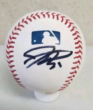 Los Angeles Dodgers Joc Pederson Signed Baseball Romlb