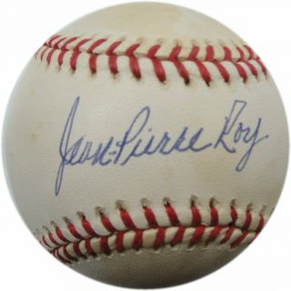 Jean - Pierre Roy Hand Signed Autographed Mlb Baseball Brooklyn La Dodgers,
