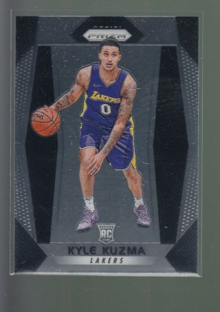 2017 - 18 Painini Prizm 283 Kyle Kuzma Rc La Lakers Rookie Card E