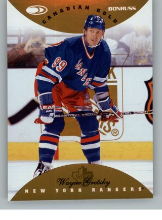 1996 - 97 Donruss Canadian Ice Gold Press Proof 5 Wayne Gretzky /150