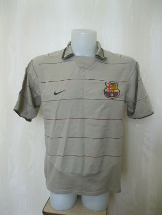 Fc Barcelona 2003/2004/2005 Away Sz L Nike Shirt Jersey Maillot Soccer Football