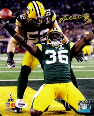Nick Collins Autographed Signed 8x10 Photo Nfl Green Bay Packers Psa Bowl
