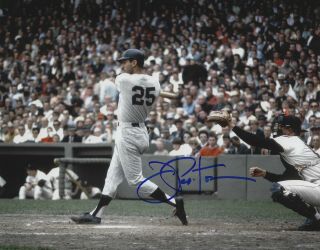 York Yankees Joe Pepitone Signed 8x10 Photo W/ Cert