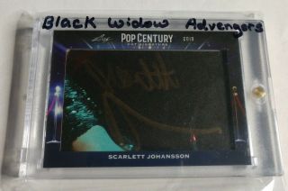R18,  881 - Scarlett Johansson - 2019 Leaf Pop Century - Cut Autograph - 1/1?
