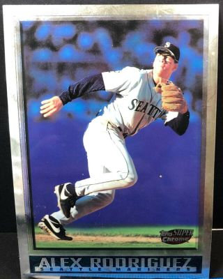 Alex Rodriguez Seattle Mariners 1998 Topps Chrome Mlb Baseball Card