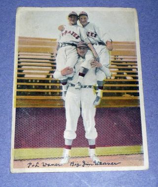 1936 Paul Waner / Lloyd Waner / Big Jim Weaver Baseball Card Or Photo