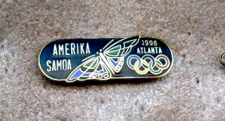 Noc American Samoa 1996 Atlanta Summer Olympic Games Pin Enamel