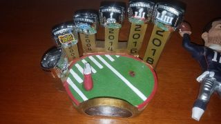Tom Brady 6x Bowl Ring Patriots Bobblehead - In Hand - Look 4