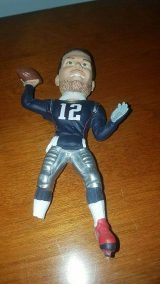 Tom Brady 6x Bowl Ring Patriots Bobblehead - In Hand - Look 5