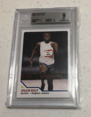 2008 Sports Illustrated Si For Kids Usain Bolt 294 Rc Rookie Card Rare Bgs 9