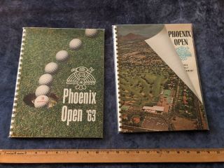 2 - 1963 & 1964 Phoenix Open Thunderbirds Golf Tournament Palmer - Nicklaus Programs