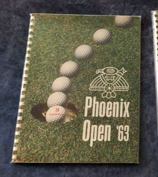2 - 1963 & 1964 PHOENIX OPEN THUNDERBIRDS GOLF TOURNAMENT PALMER - NICKLAUS PROGRAMS 2