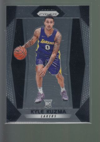 2017 - 18 Painini Prizm 283 Kyle Kuzma Rc La Lakers Rookie Card C