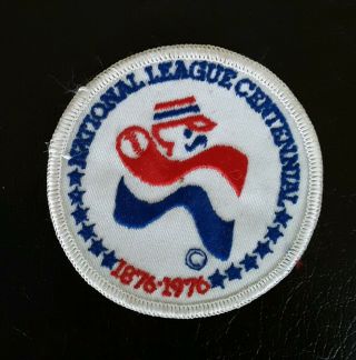 1976 National League Centennial Mlb Baseball 3 " Vintage Round Patch