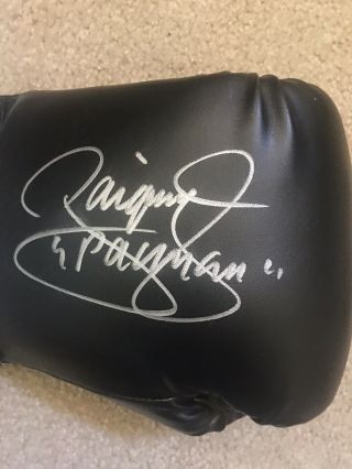 Manny “Pacman” Pacquiao Signed Autographed Auto Title Boxing Glove BAS G55329 2
