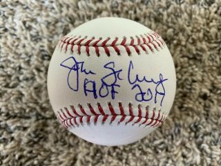 John Schuerholz Braves Hof 2017 Signed Autograph Romlb Baseball Hall Of Fame