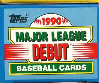 1990 Topps Major League Debut 171 - Card Baseball Complete Set - Frank Thomas Rookie