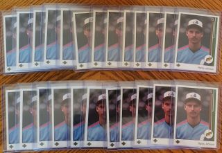 25 - 1989 Upper Deck Randy Johnson Montreal Expos 25 Rookie Baseball Card