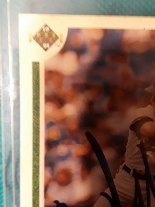 BRADY ANDERSON 1991 UPPER DECK AUTOGRAPHED SIGNED 349 ORIOLES 3