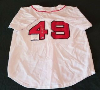 Tim Wakefield Red Sox Signed Jersey Bas Beckett Auto