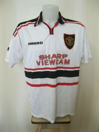Manchester United 1997/1998/1999 Away Size Xl Umbro Shirt Jersey Football Soccer