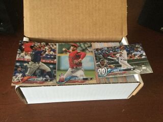 2018 Topps Update Complete 300 Card Base Set W/ Soto Rc,  Acuna Rc