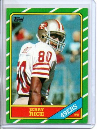 1986 Topps Jerry Rice Rookie (nm/mt)