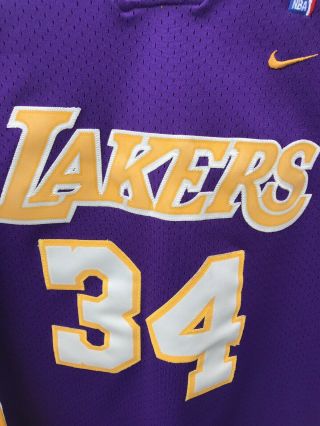 Nike Shaq large Men ' s Jersey (LA Lakers),  Amarillo/Field 2