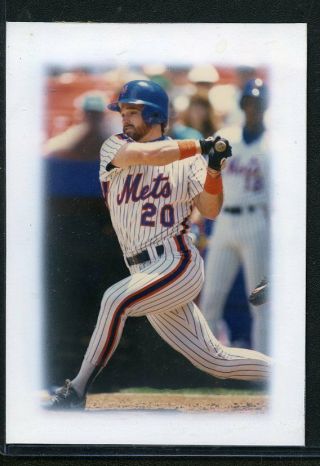 1990 Topps Baseball Match Print Photo.  Howard Johnson Mets
