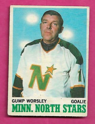 1970 - 71 Opc 40 North Stars Gump Worsley Goalie Good Card (inv C1799)