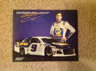 2019 Chase Elliott Napa Driver Card Signed By Chase