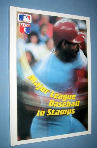 1990 Major League Baseball In Stamps Book With All Stamps