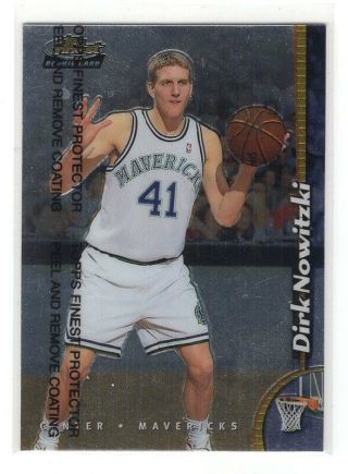 1998 - 99 Topps Finest 234 Dirk Nowitzki / Mavericks / Rc - Rookie Card / Nm - Mt