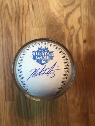 Mark Trumbo Signed 2012 All - Star Baseball Autographed Official