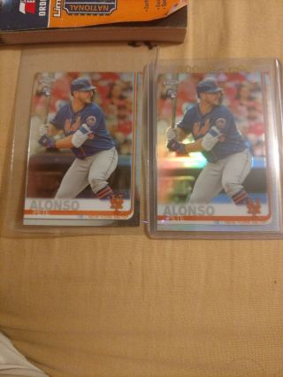 2019 Topps Chrome Pete Alonso Rookie Card And Refractor Rookie Card