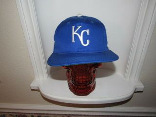 Vintage Mlb Kansas City Royals Snapback Hat Cap Green Underbill Shape G Cap