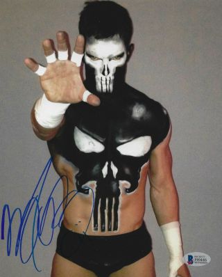 Finn Balor Signed 8x10 Photo Bas Wwe Japan Pro Wrestling The Punisher 1