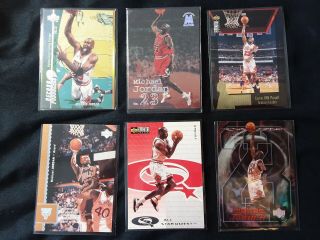 1998 - 99 Skybox Molten Metal Michael Jordan 141 Bulls Goat Hof Legend