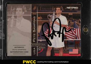 2003 Netpro Court Authentic International Series Pete Sampras Auto /500 (pwcc)