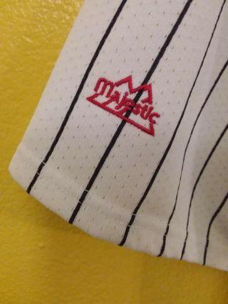 ⚾ CLEVELAND INDIANS 1990 - S MAJESTIC MLB JERSEY MENS - L 4
